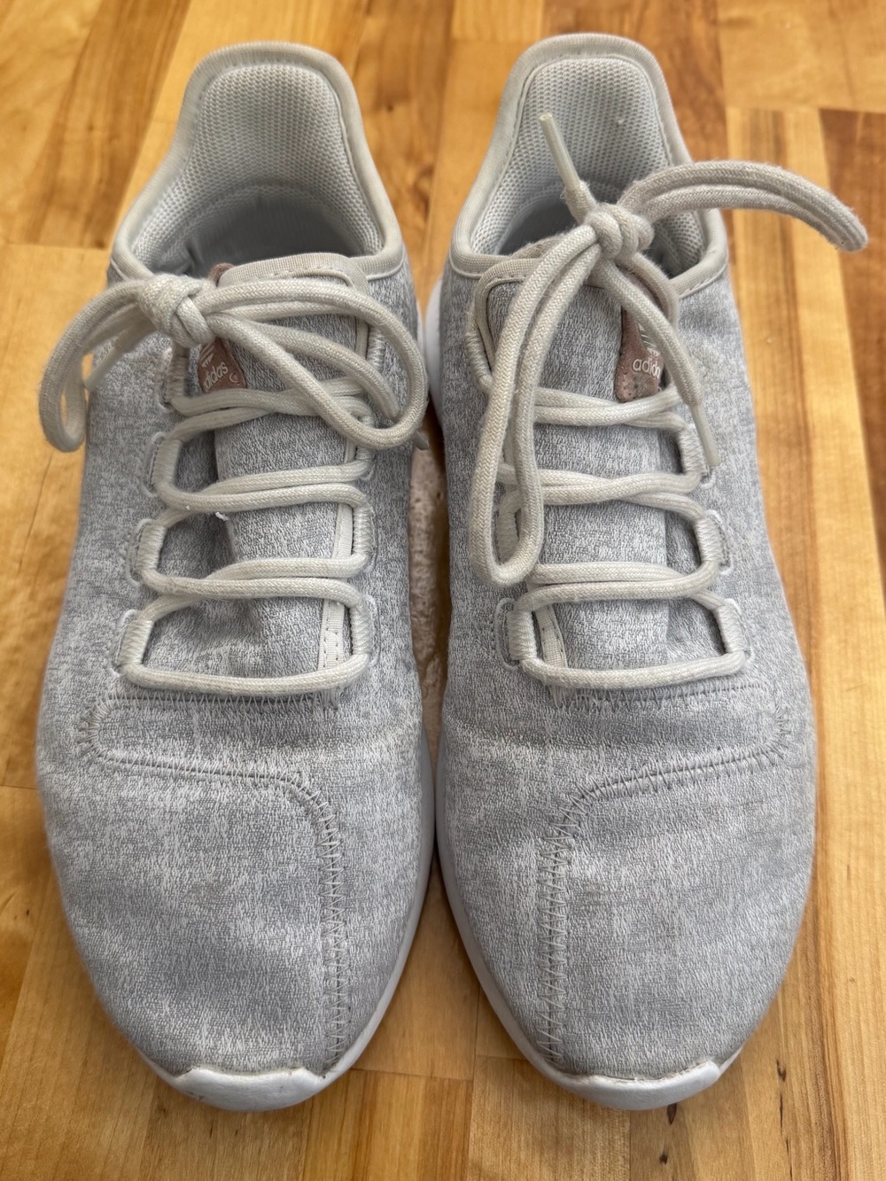 adidas Light Gray Sneakers with White Sole